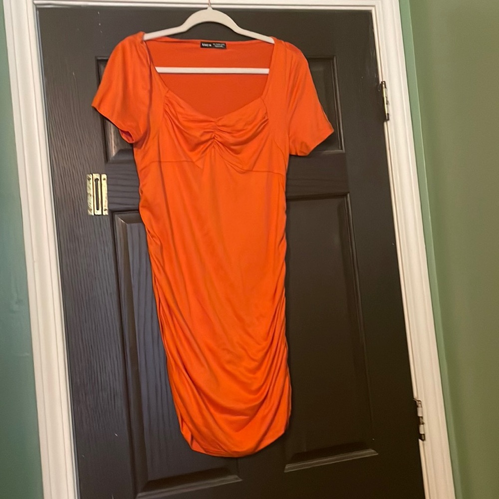 Orange dress